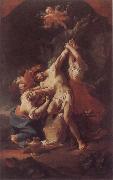 Paul Troger St Sebastian aand the Women oil painting